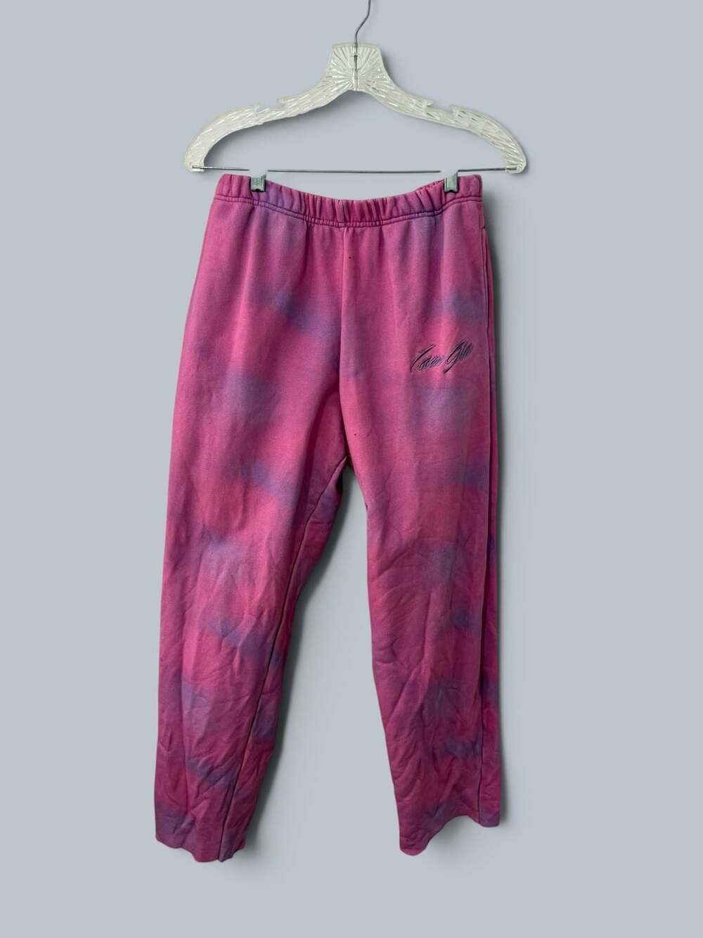 I.Am.Gia Sweatpants Size M Pink Tie-Dye Joggers